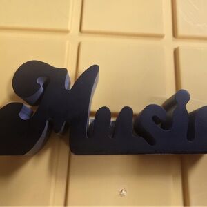 Black Music Wall Decor